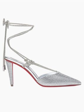 Christian Louboutin
Astrid Lace Strassita Suede 85MM Pumps 7.5 **BRAND NEW**